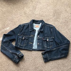 Cropped Levi Jean jacket